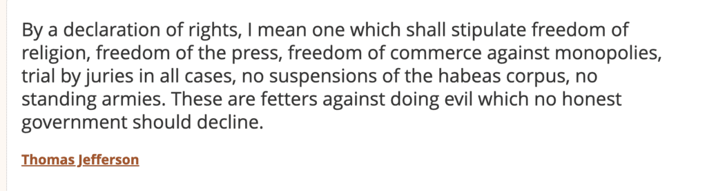 trial by jury, freedom, God-given right, jury of your peers